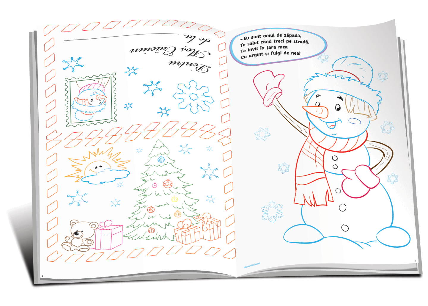 Marea carte de colorat. Bucuriile iernii